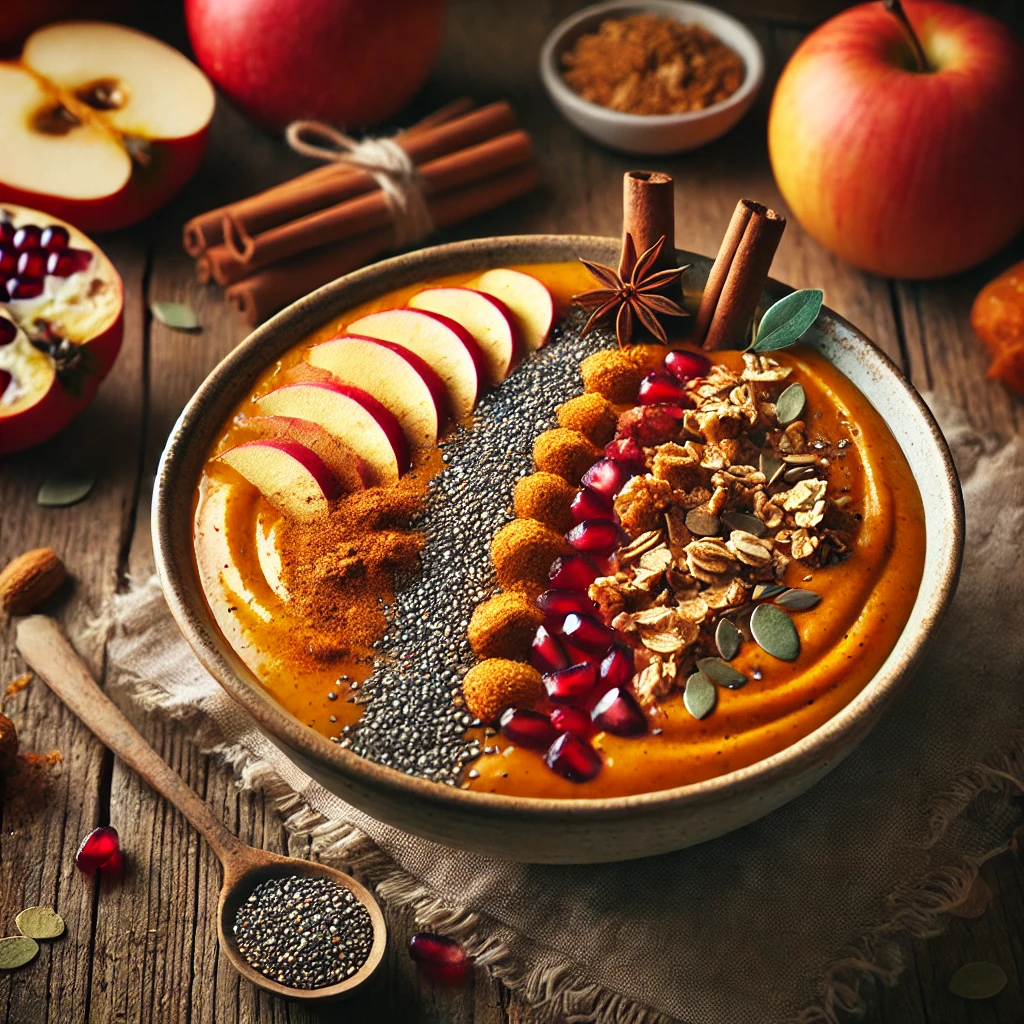 Spiced Pumpkin Smoothie Bowl Recipe