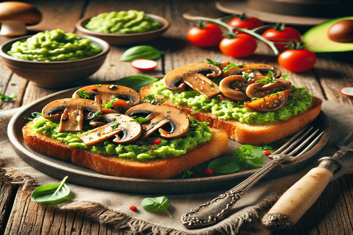 Avocado Toast with Mushrooms